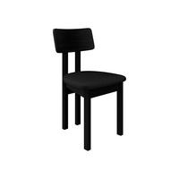 ESSZIMMERSTUHL Divo II - Schwarz, Holz/Textil (47/85/48cm) - MIRJAN24