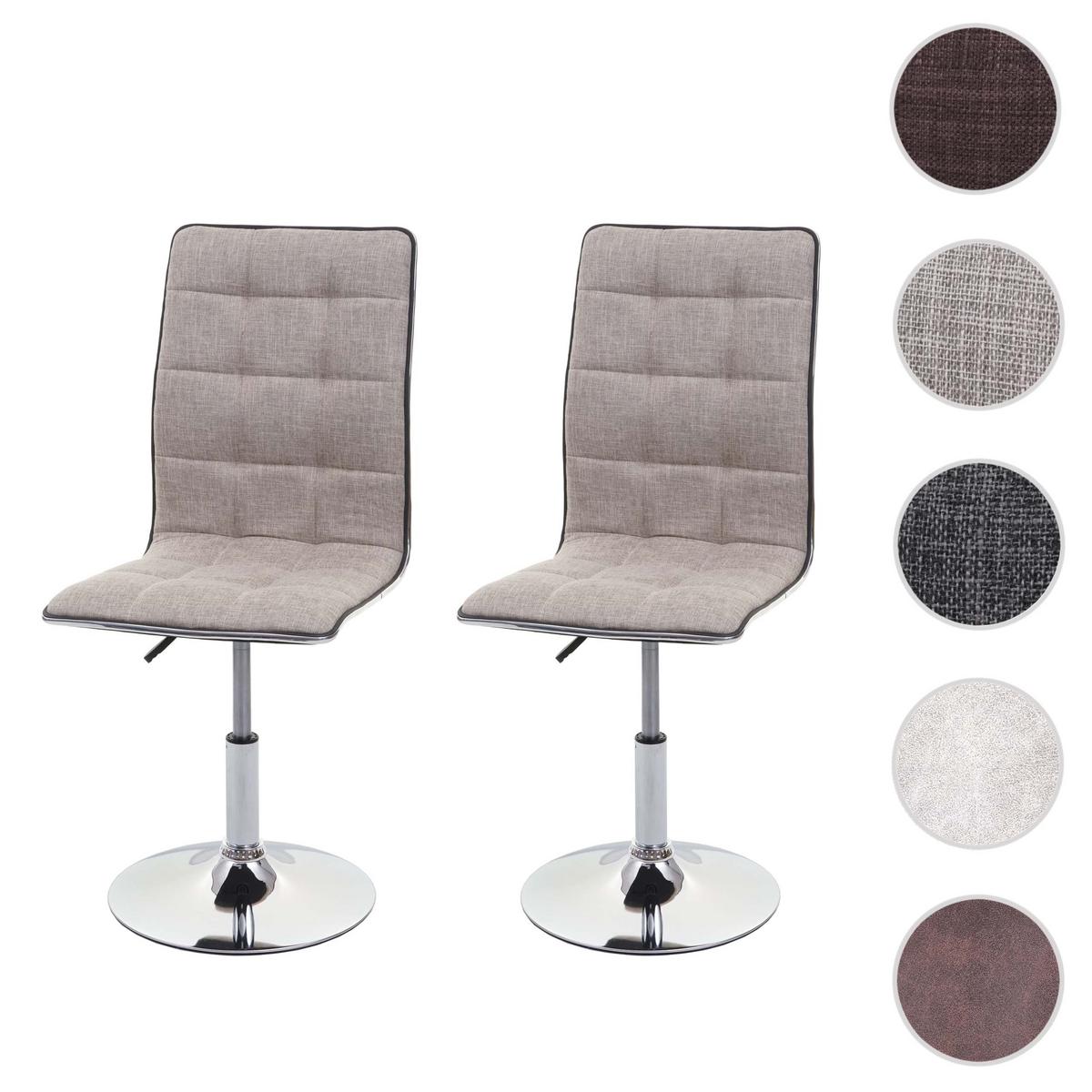 ESSZIMMERSTUHL Beige, Grau 2er-Set - Beige/Grau, Textil (43/103/54cm) - MCW