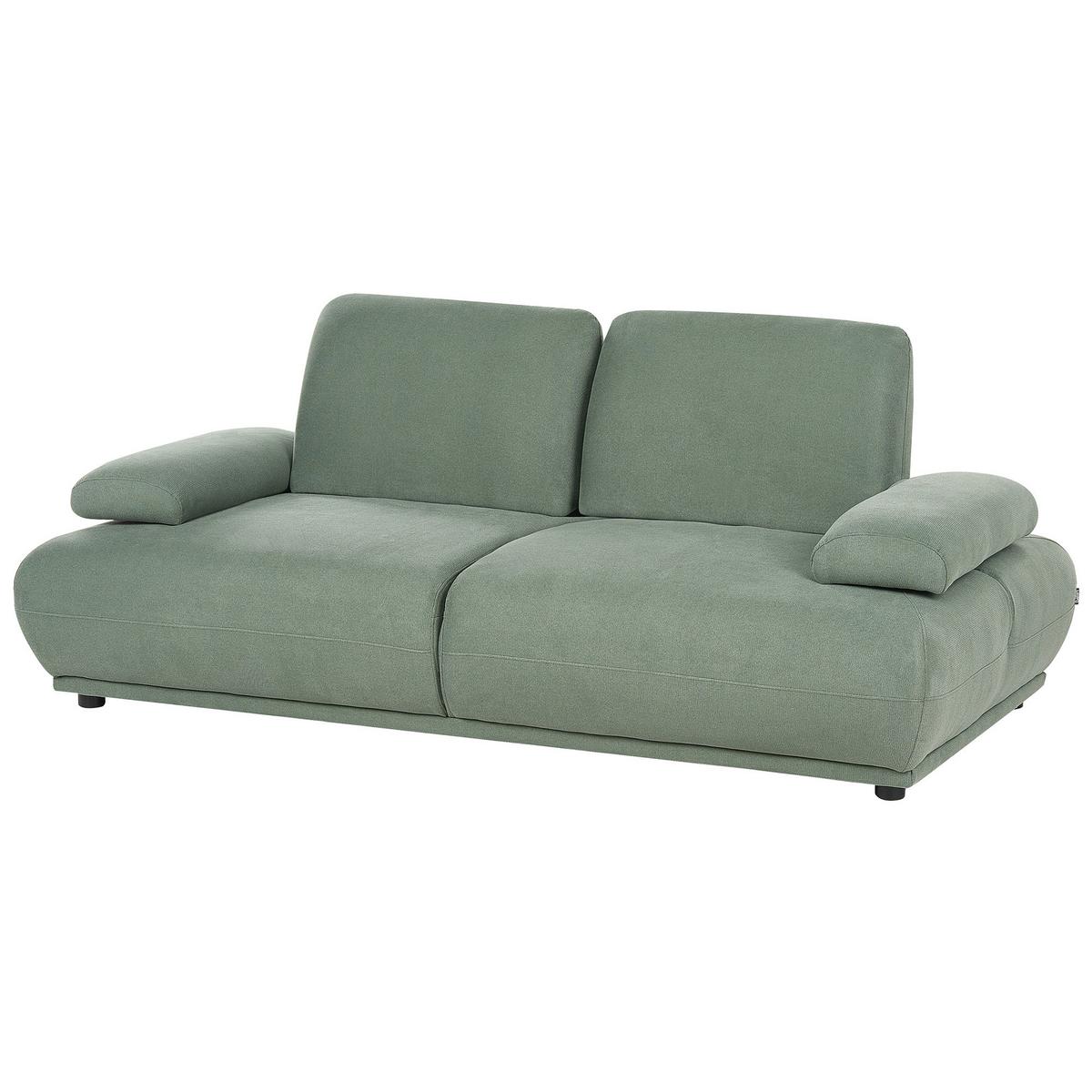 3-SITZER-SOFA Hellgrün Nacka - Hellgrün, Textil (211/89/110cm) - Beliani