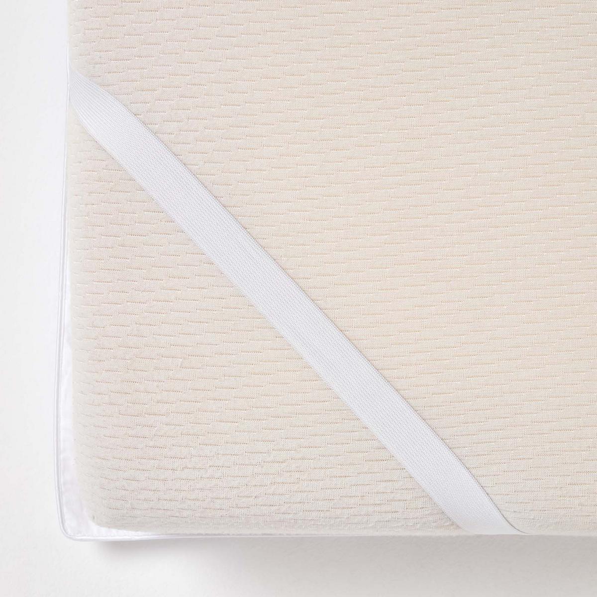 MATRATZENTOPPER 135/190 cm, Seide & Funktionsfaser - Weiß, Textil (135/190cm) - Homescapes