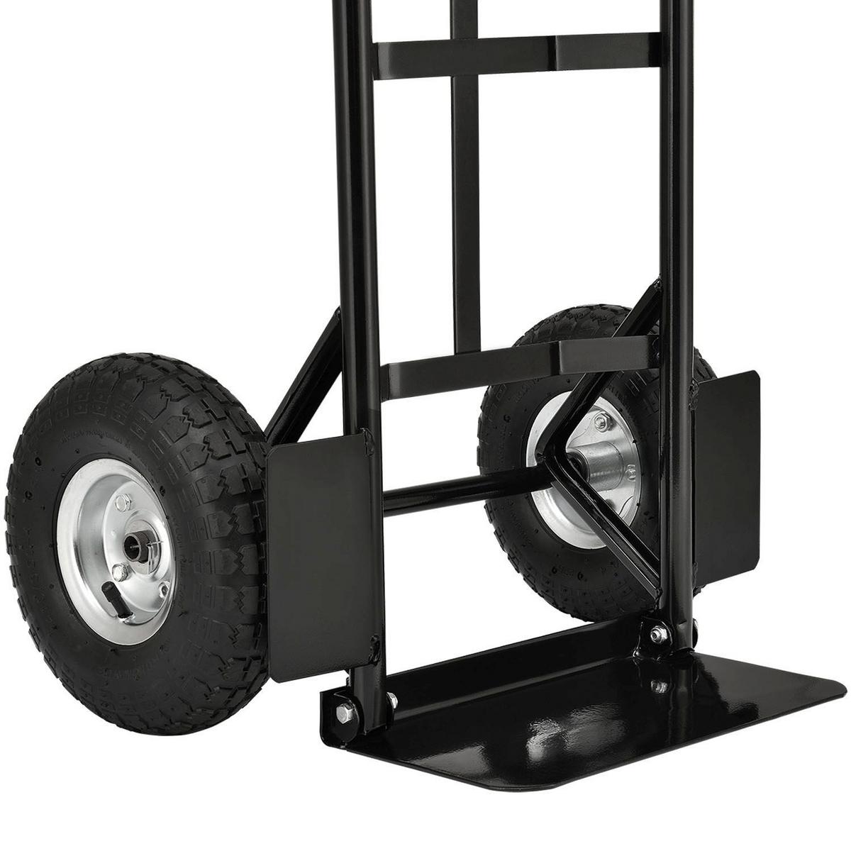 SACKKARRE Basic schwarz klappbar - Schwarz, Metall (35.5/44/118cm) - Juskys