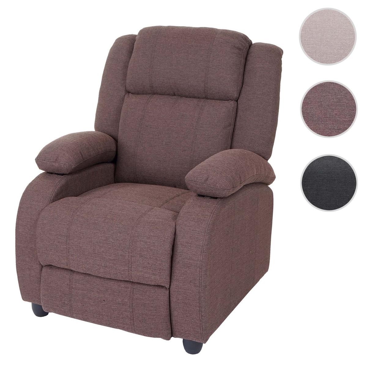 FERNSEHSESSEL Mahagoni Dekor - Braun, Textil (84/102/93cm) - MCW