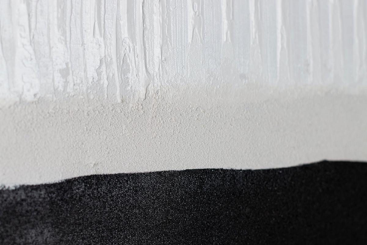 ACRYLBILD HANDGEMALT 80/80 cm - Schwarz, Holz/Textil (80/80cm) - KUNSTLOFT