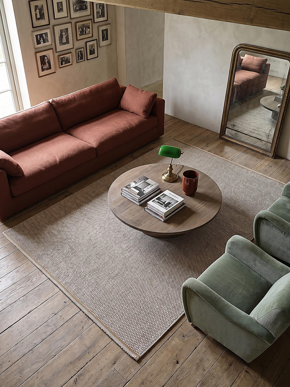 KURZFLORTEPPICH Uni STURA Polypropylen Beige 200 x 280 cm - Beige, Textil (200/280cm) - KADIMA DESIGN