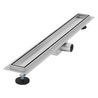 DUSCHRINNE 70cm - Silberfarben, Metall (13.9/7.8/74cm) - LuxeBath