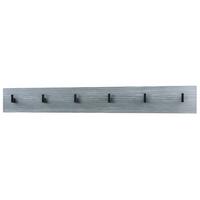 GARDEROBENPANEEL Linea Avola-Anthrazit - Anthrazit, Holzwerkstoff (110.5/14.5/3.5cm) - Vladon