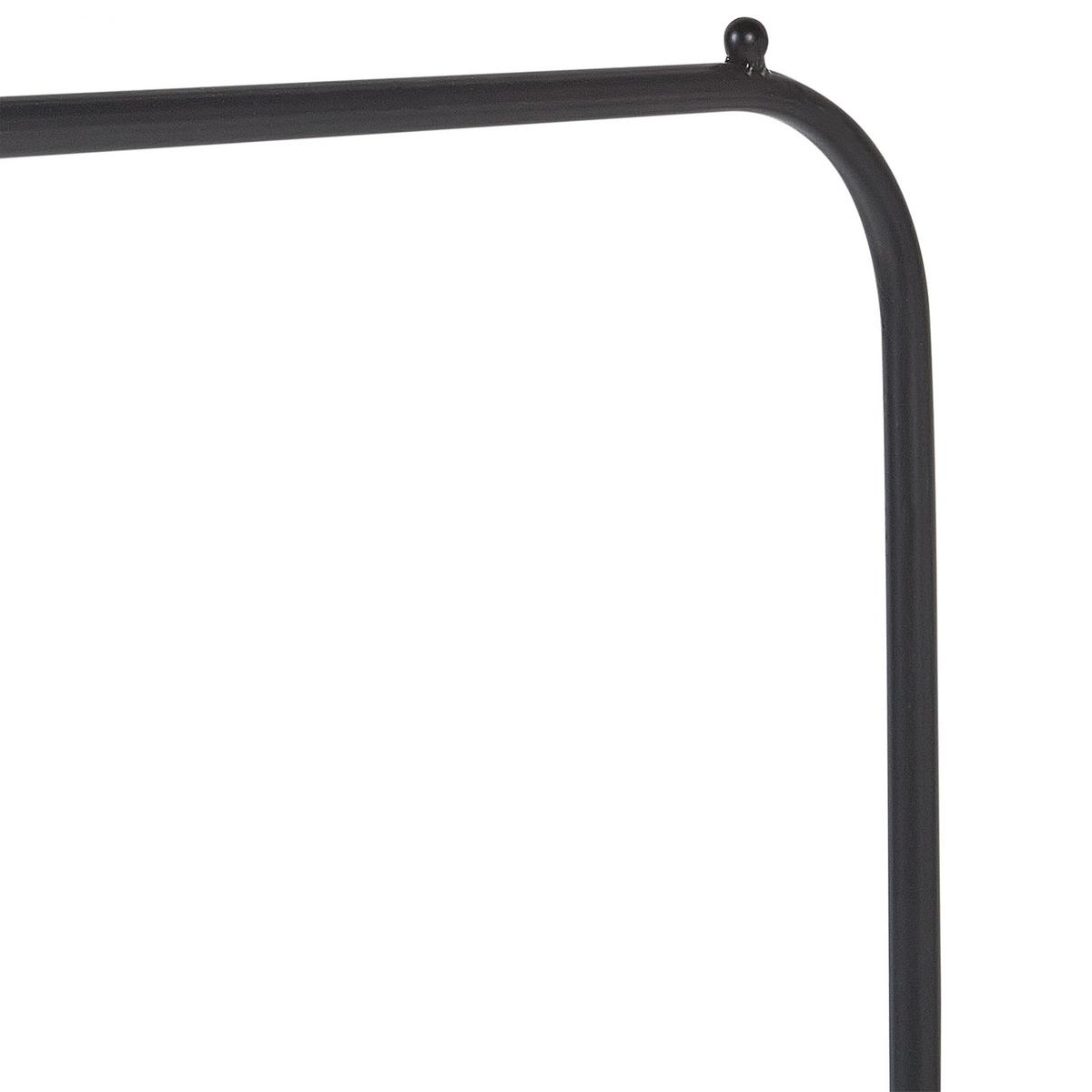 KLEIDERSTÄNDER Metall schwarz 171 cm Eureka - Schwarz, Metall (48/171/30cm) - Beliani