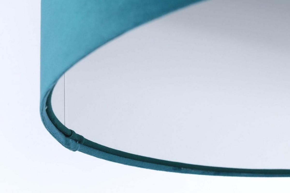 HÄNGELEUCHTE Türkis 60/30 cm - Türkis/Weiß, Kunststoff (60/1.1/30cm) - ONZENO