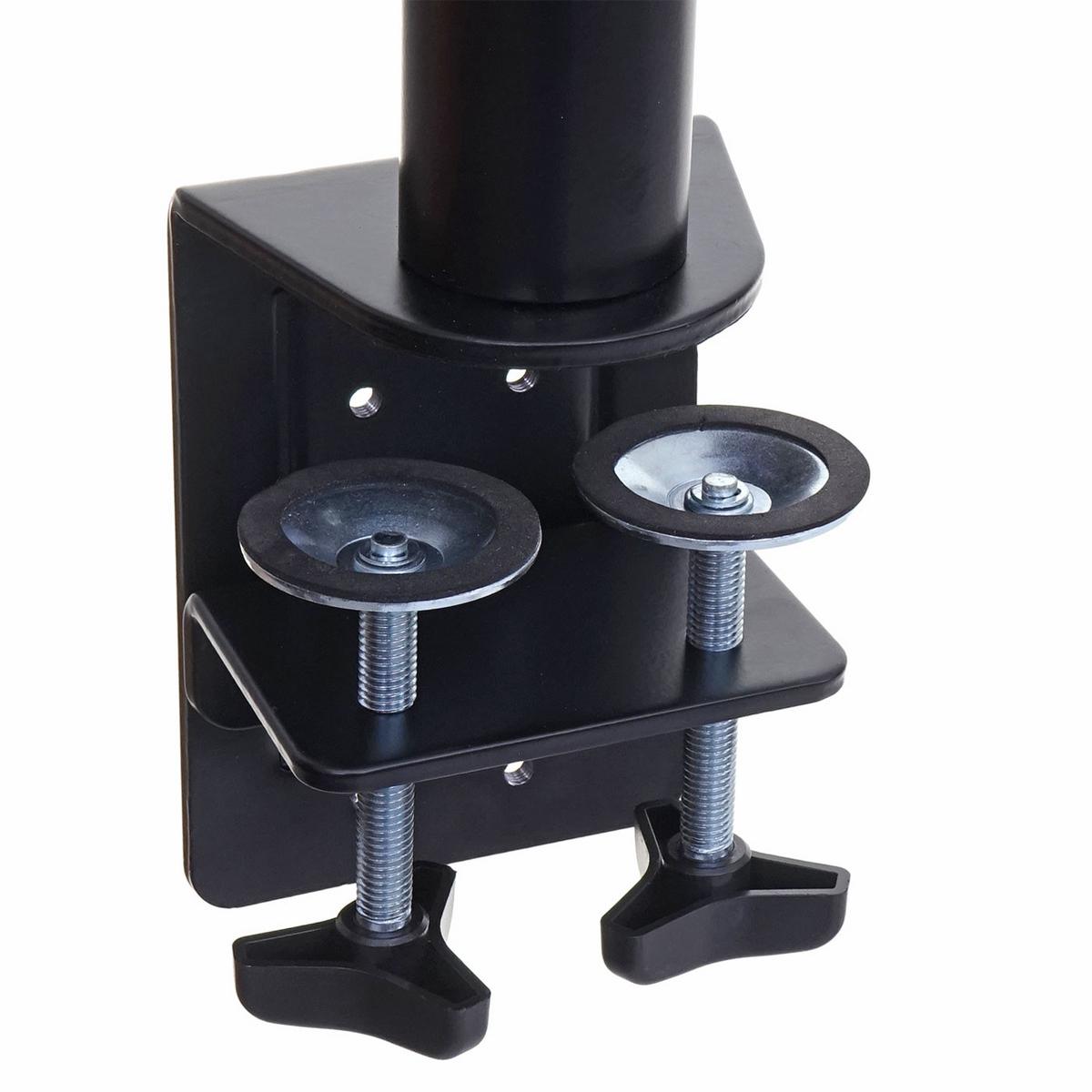 MONITORHALTER EINARMIG Schwarz - Schwarz, Metall (43/12/43cm) - MCW