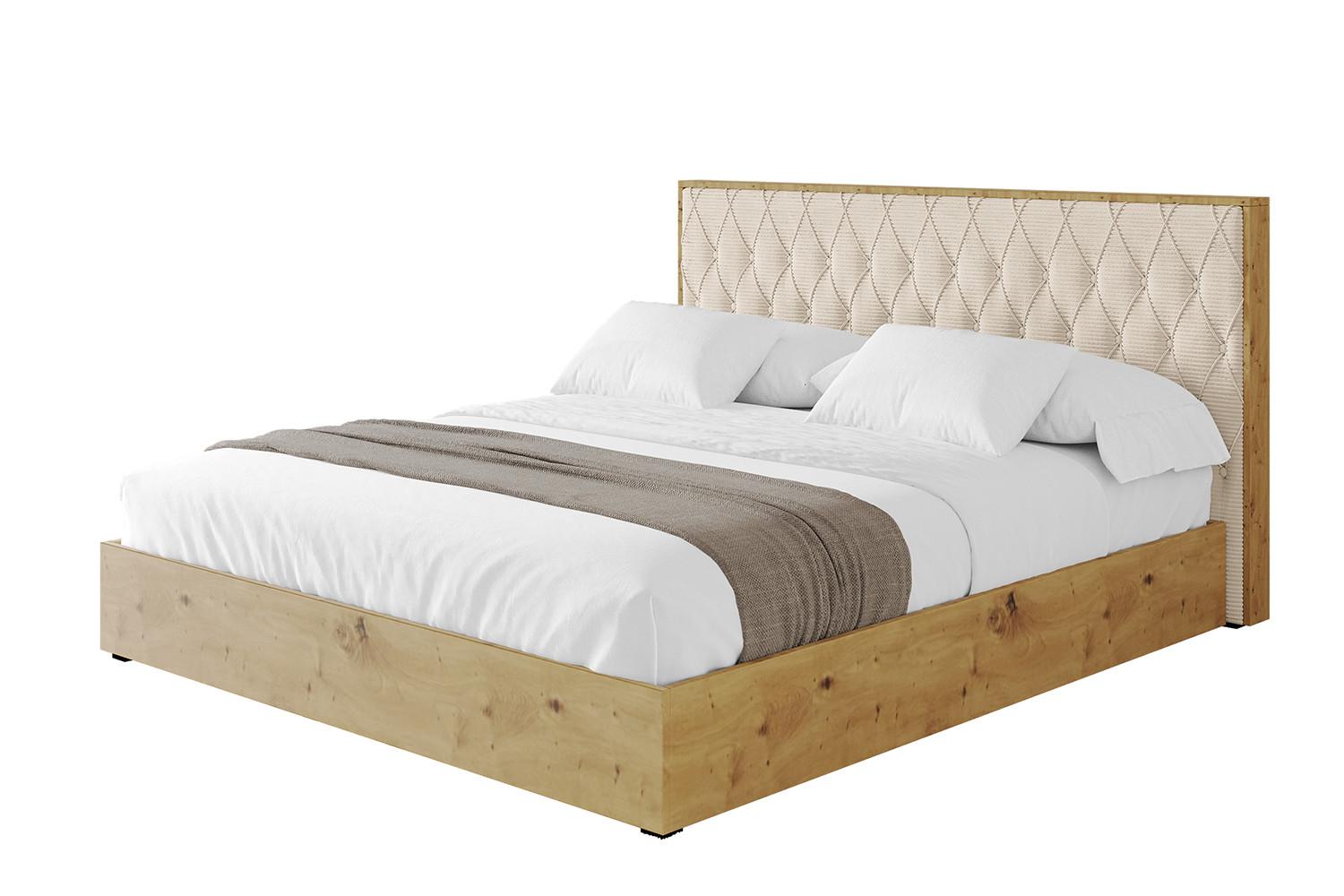 POLSTERBETT mit Bettkasten und Lattenrost, Boxbett ohne Matratze - ENZO5 180x200 Beige - Creme, Holzwerkstoff/Textil (180/200cm) - ALTDECOR