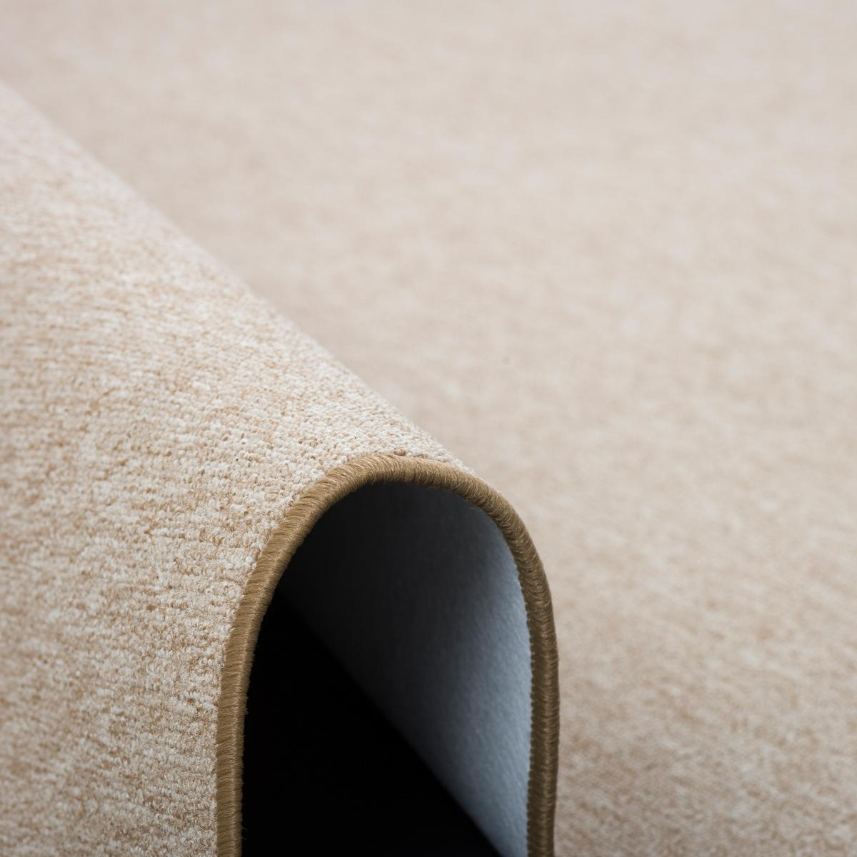 FEINSCHLINGEN VELOUR LÄUFER TEPPICH STRONG - Taupe, Textil (100/400cm) - Snapstyle