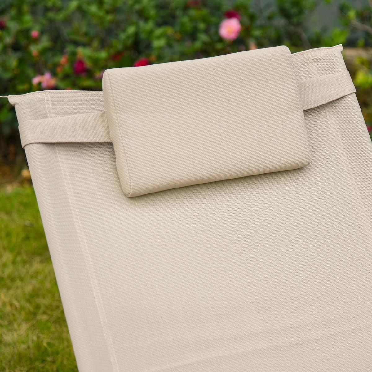 SCHAUKELSTUHL, Schwingsessel, Metall, Mesh, Beige, 150 x 62 x 88 cm - Beige, Metall (62/88/150cm) - Outsunny