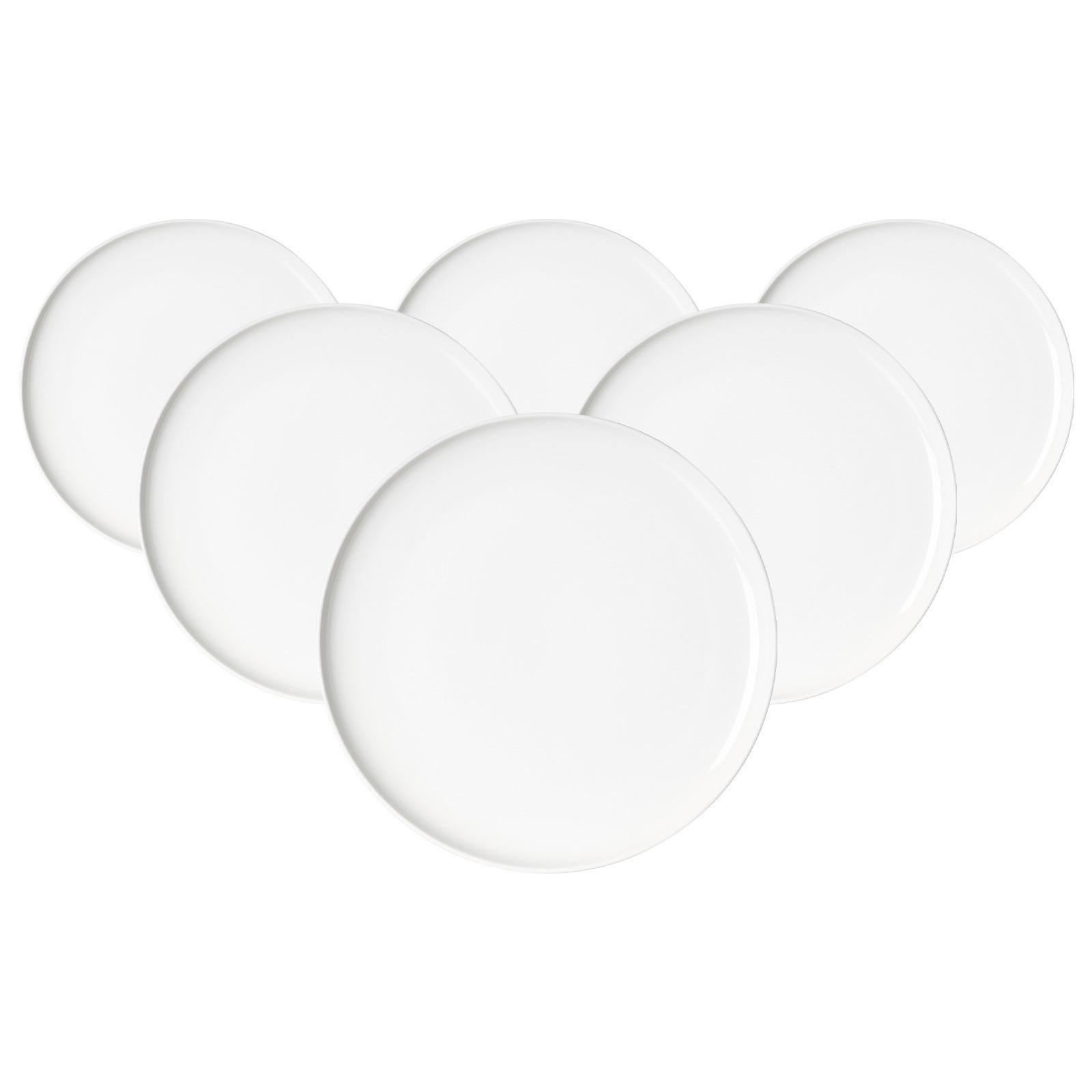 DESSERTTELLER Skagen weiß ø 21,5 cm 6er Set - Weiß, Keramik (21.5cm) - Ritzenhoff Breker