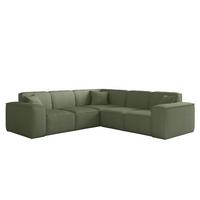 SOFA Celes Premium Stoff Scala - Jadegrün, Holzwerkstoff/Textil (246/246cm) - Fun Möbel