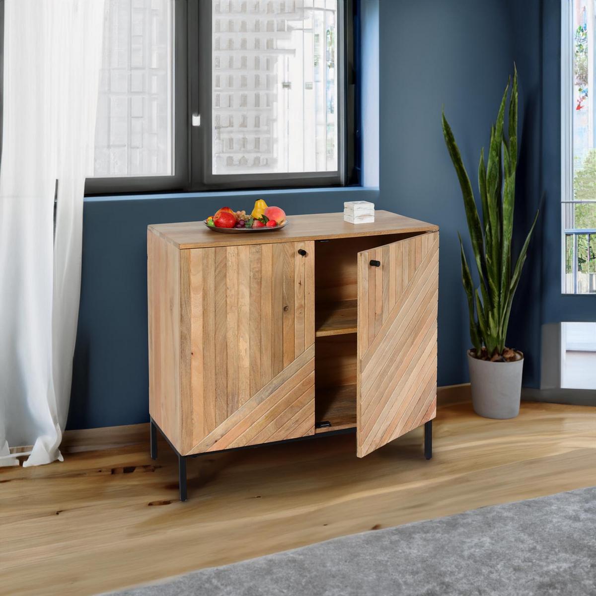 HIGHBOARD Beige - Beige, Holz (90/86/43cm) - MCW