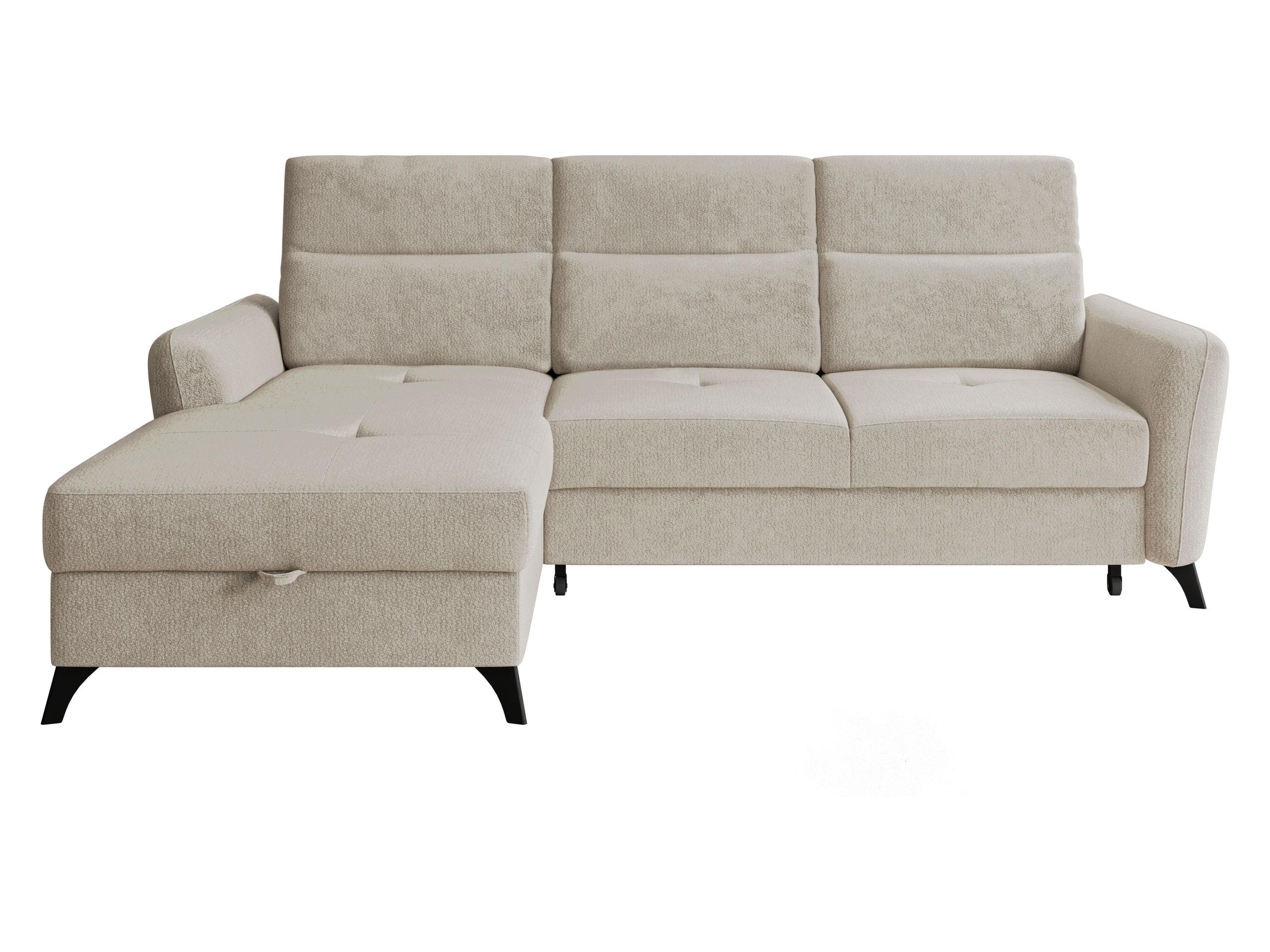 ECKSOFA Talia, Seite: Links LC-2R - Beige/Schwarz, Holz/Kunststoff (238/167cm) - MIRJAN24