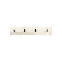 GARDEROBENPANEEL Linea Creme Hochglanz - Creme, Holzwerkstoff (72/14.5/3.5cm) - Vladon