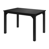 ESSTISCH Focus 120 - Schwarz, Holzwerkstoff/Metall (80/120/76cm) - MIRJAN24