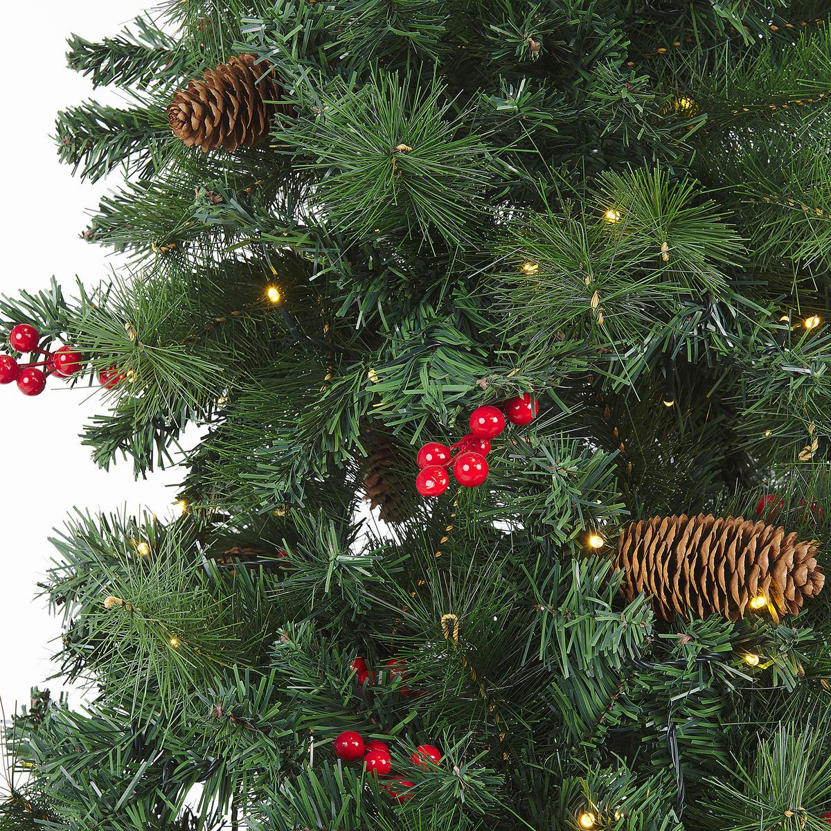 WEIHNACHTSBAUM 180 cm Grün Jacinto - Grün, Kunststoff (180cm) - Beliani