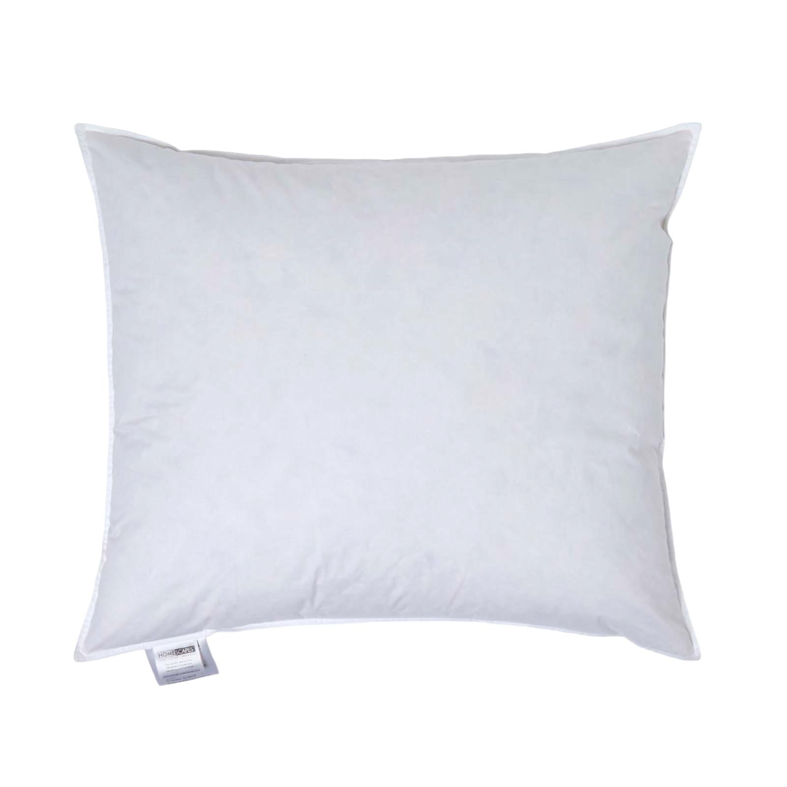 KOPFKISSEN 60/70 cm, Daunenkissen medium-weich - Weiß, Textil (60/70cm) - Homescapes