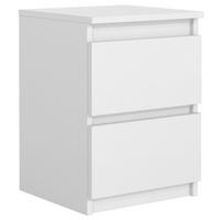 NACHTTISCH Weiß 40/55/39 - Weiß, Holzwerkstoff (40/55/39cm) - RAUMHIRSCH FURNITURE