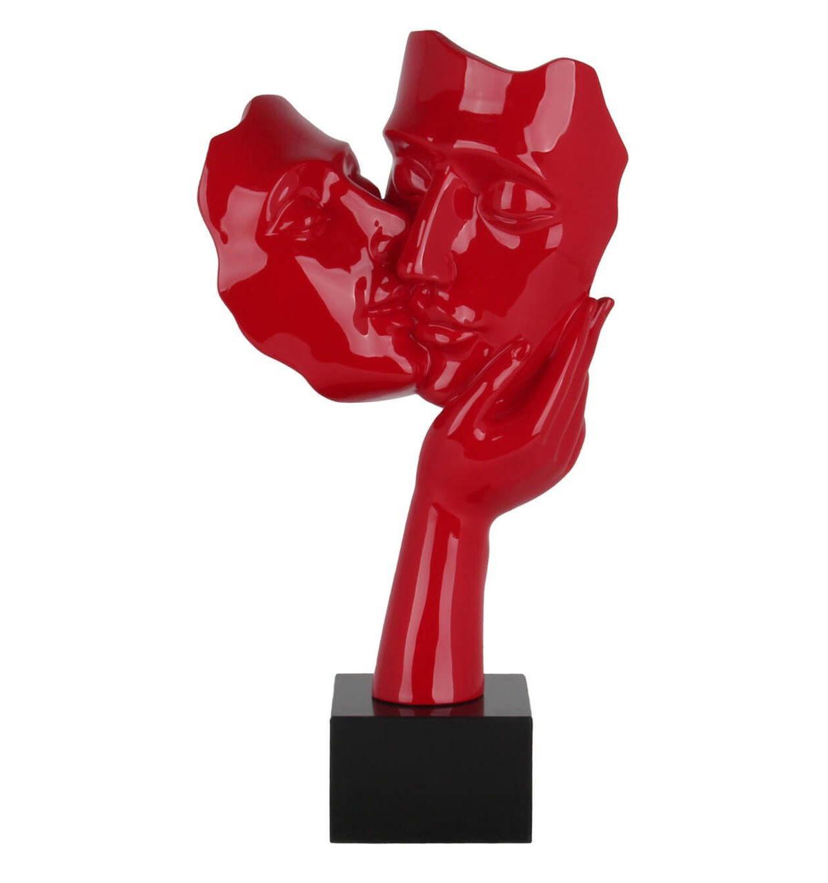 SKULPTUR Rot 27/50 cm - Rot, Stein (4.6/50/14cm) - KUNSTLOFT