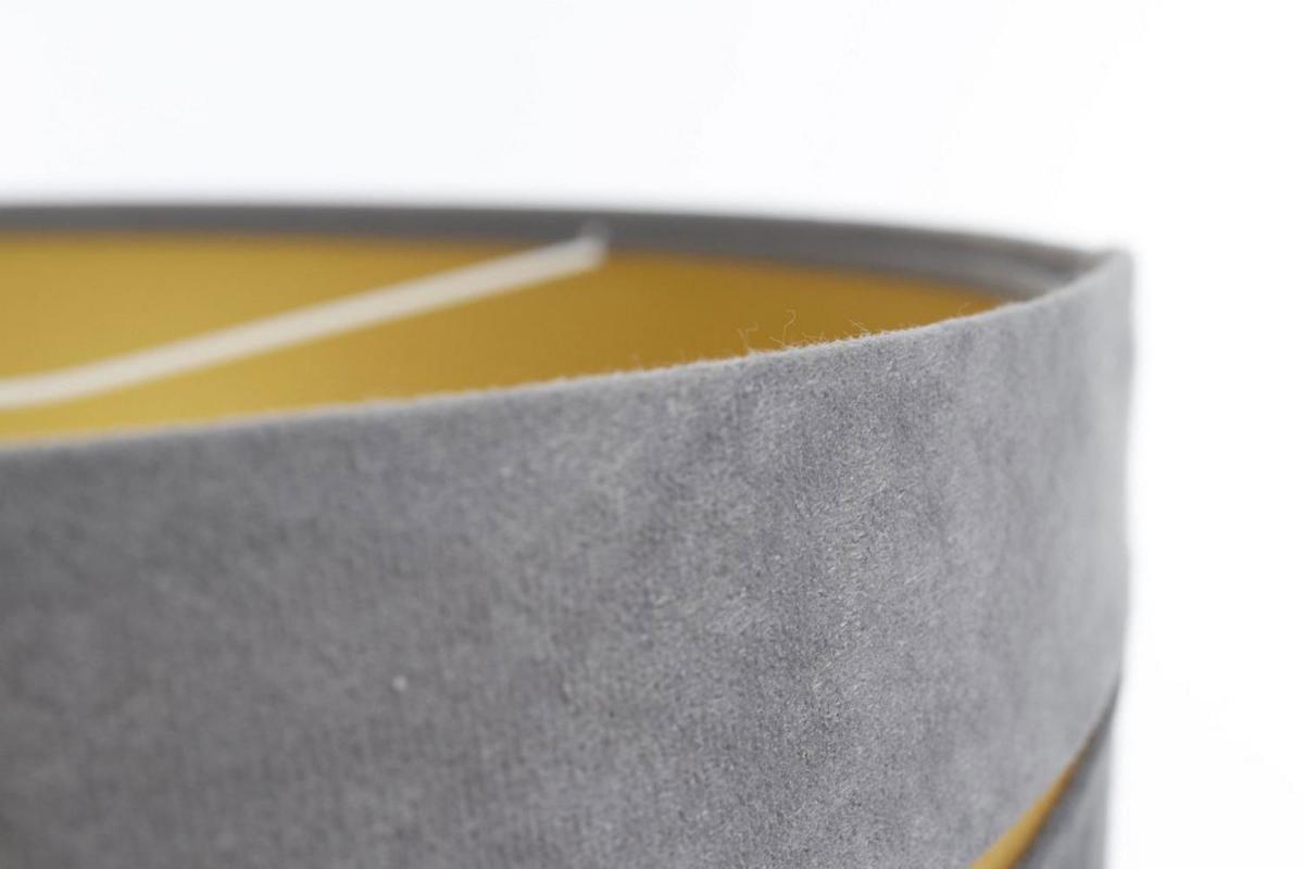 HÄNGELEUCHTE Grau 40/20 cm - Goldfarben/Grau, Kunststoff (40/0.4/20cm) - ONZENO