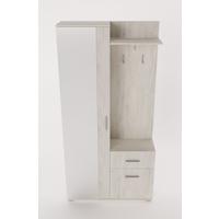 GARDEROBENSCHRANK RAMO 97/195/30 Modern Garderobenschrank Weiß - Weiß, Holzwerkstoff (97/195/30cm) - MASSENO