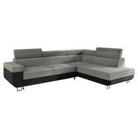 ECKSOFA Fonti, Seite: Rechts - Grau, Holz/Textil (253/188cm) - MIRJAN24