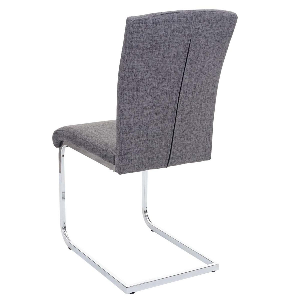 ESSZIMMERSTUHL Grau 6er-Set - Grau, Textil (43/94/60cm) - MCW