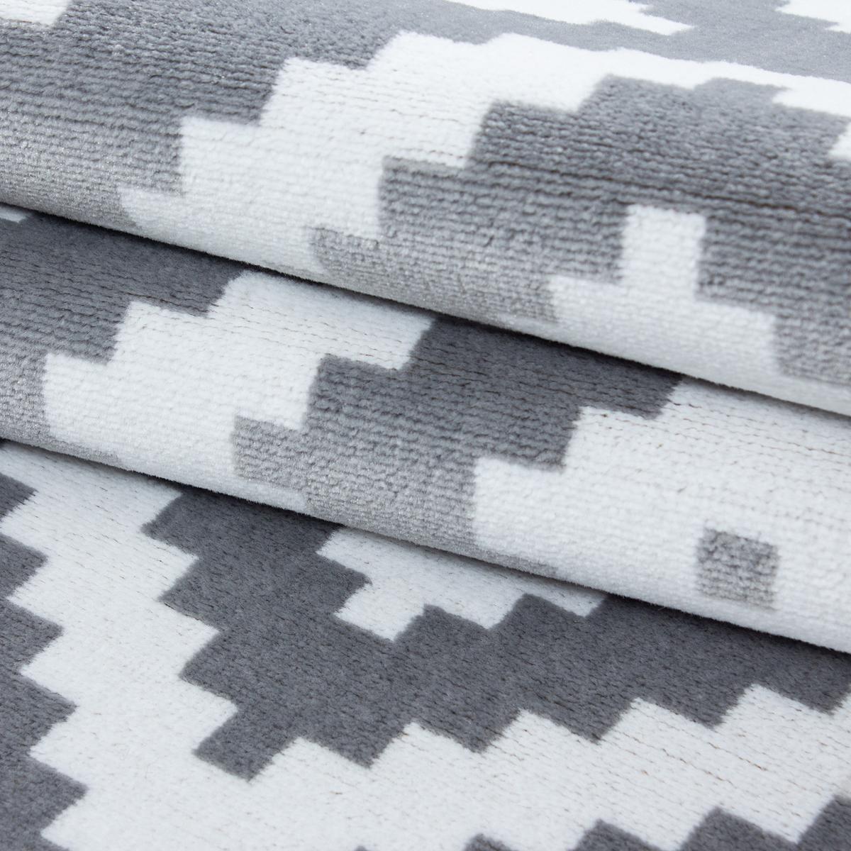 TEPPICH Kurzflor INN in Grau, geometrisch, 120 x 170 cm - Grau, Textil (170/120cm) - KADIMA DESIGN