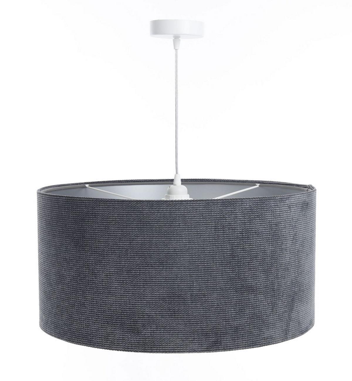 HÄNGELEUCHTE Grau 60/30 cm - Silberfarben/Grau, Kunststoff (60/0.8/30cm) - ONZENO
