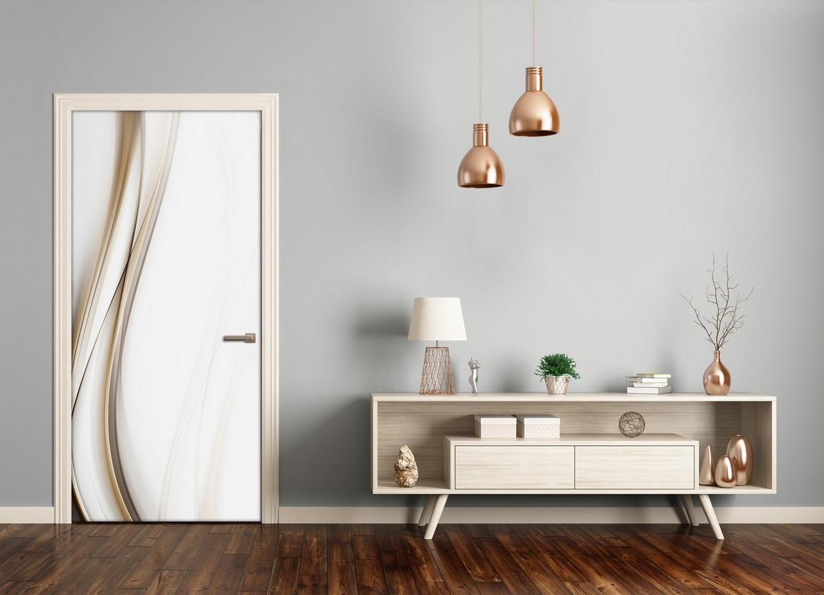 TÜRAUFKLEBER 85x205 cm Dekorativ für Türen - Grau, Kunststoff (85/205/0.01cm) - TULUP