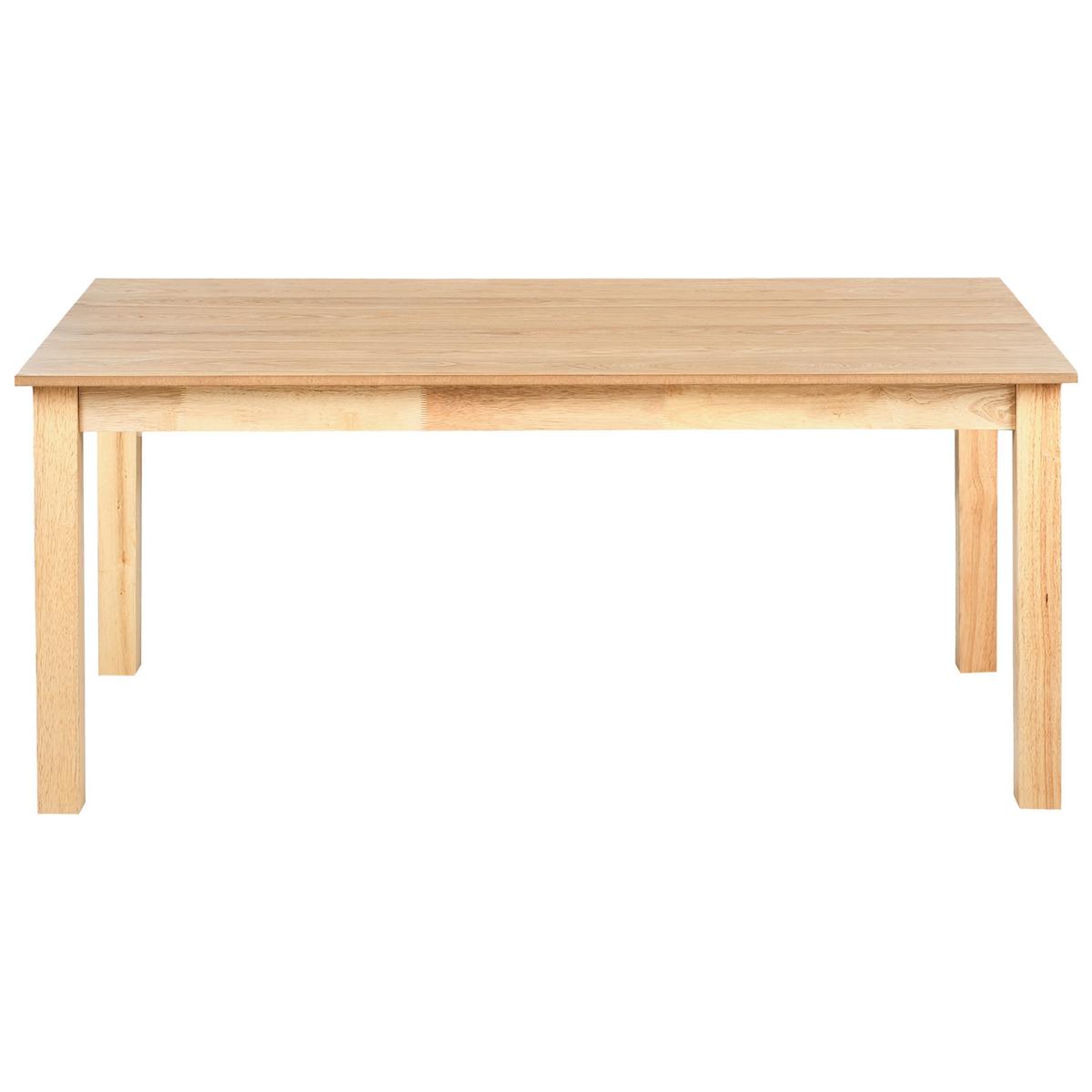 ESSTISCH ausziehbar Helle Esche 180-280/100 cm Madura - Hellbraun, Holzwerkstoff (180/100/76cm) - Beliani