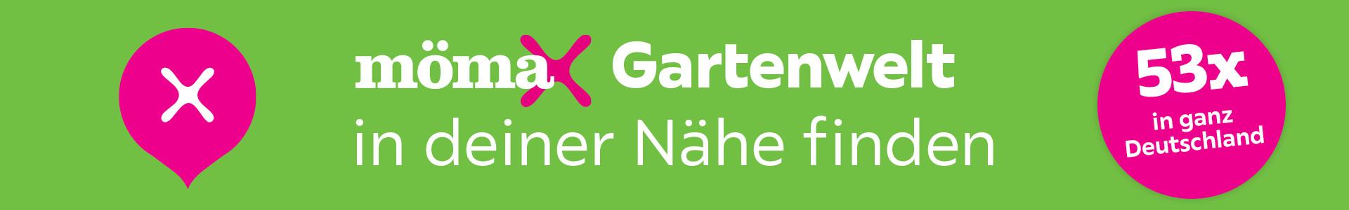 53x mömax Gartenwelt in Deutschland