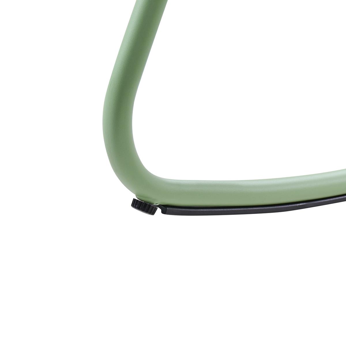 GARTEN-SCHAUKELSTUHL Grün Turi - Grün, Metall (66/92/96cm) - Beliani