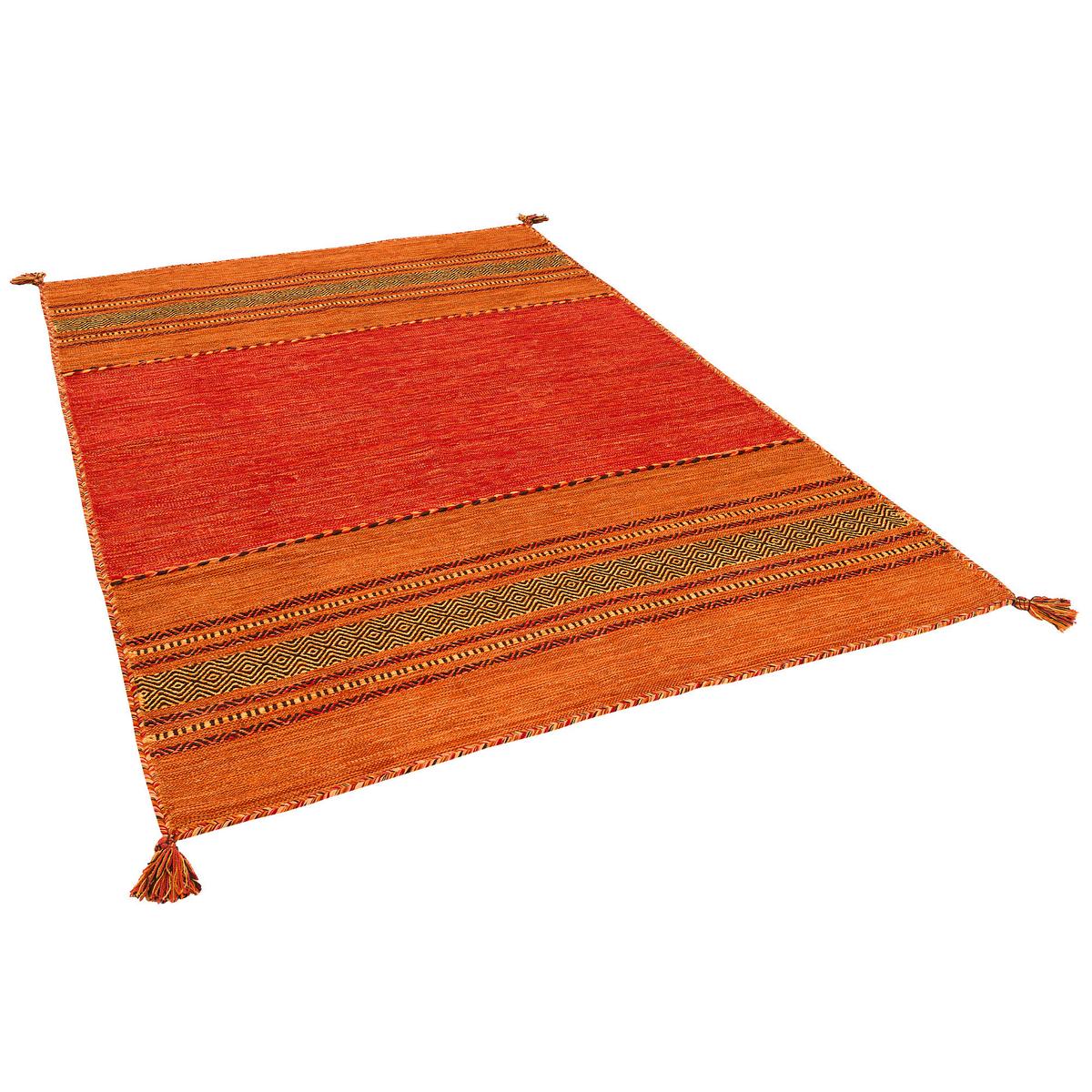 NATUR TEPPICH KELIM NAVARRO - Terracotta, Textil (70/140cm) - Pergamon