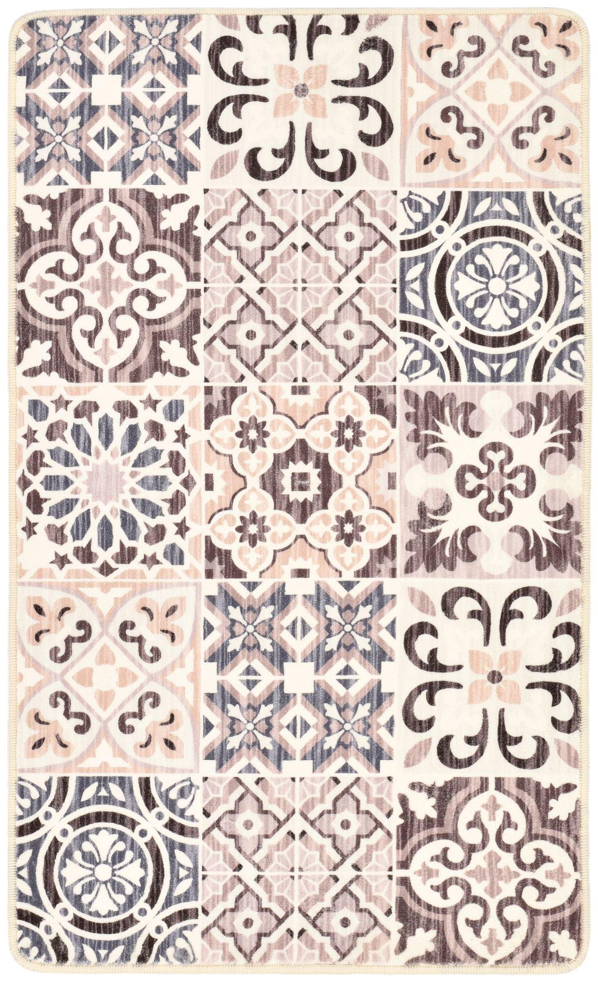 BADTEPPICH Aquata 70x120 cm - Beige, Textil (70/120cm) - Gino Falcone