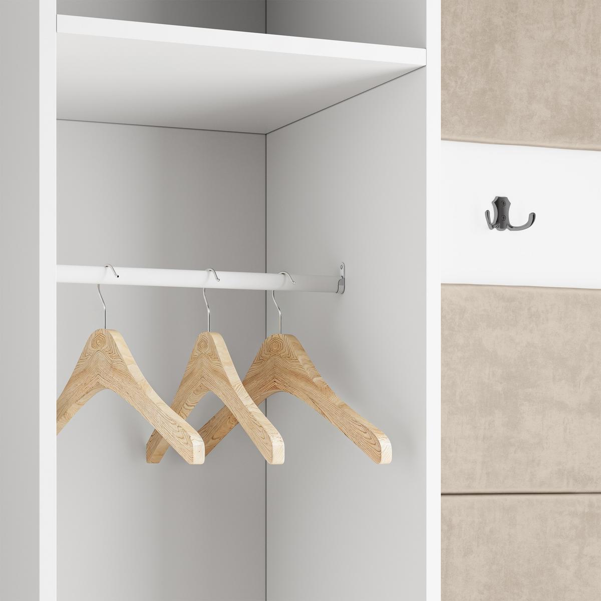 GARDEROBENSCHRANK LORI 95/181/51 cm Modern Eichefarben - Eichefarben/Beige, Holzwerkstoff (95/181/51cm) - MASSENO