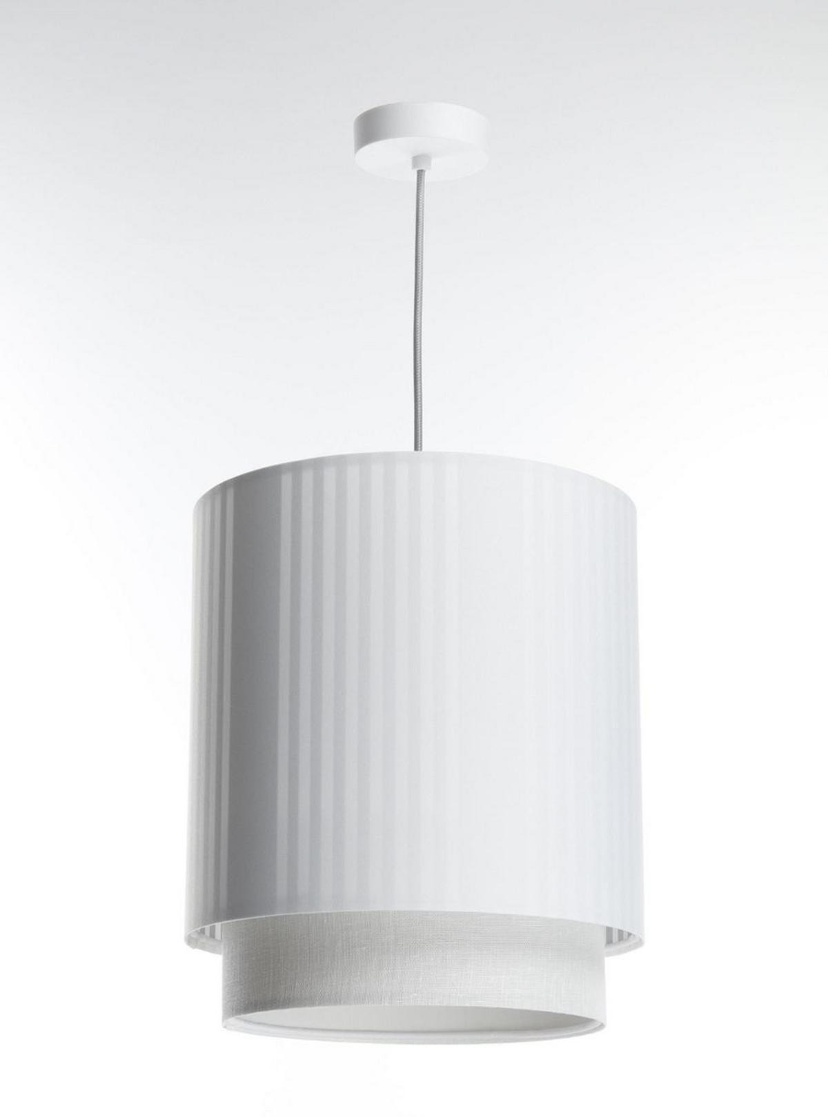 HÄNGELEUCHTE Weiß 30/105 cm - Weiß, Kunststoff (35/0.6/105cm) - ONZENO
