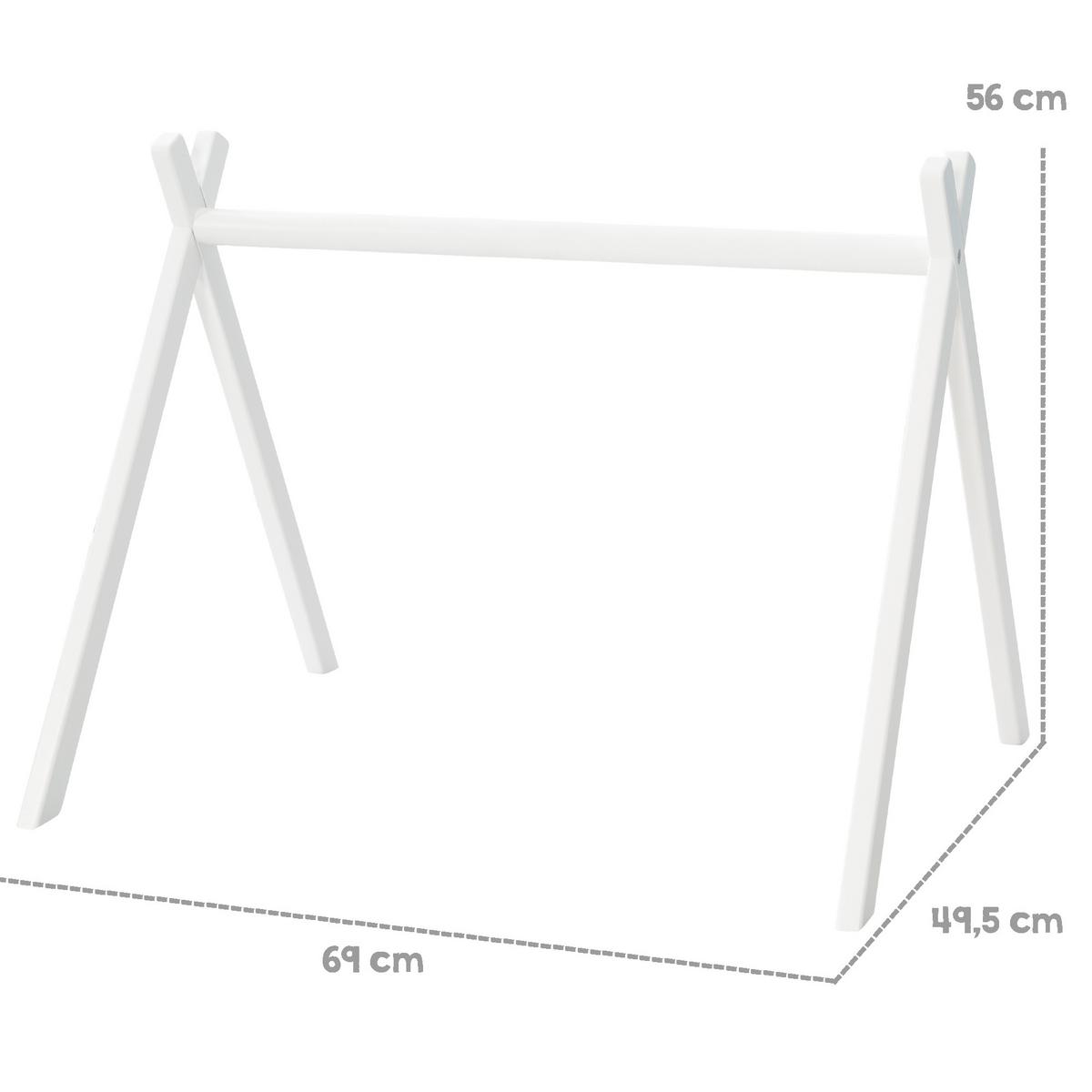 SPIELTRAPEZ mit Anhängerset roba Style grau - Multicolor, Holz (69/52/51.5cm) - Roba