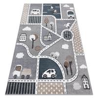 TEPPICH Fun 120/170 cm - Grau, Textil (120/170cm) - rugsX