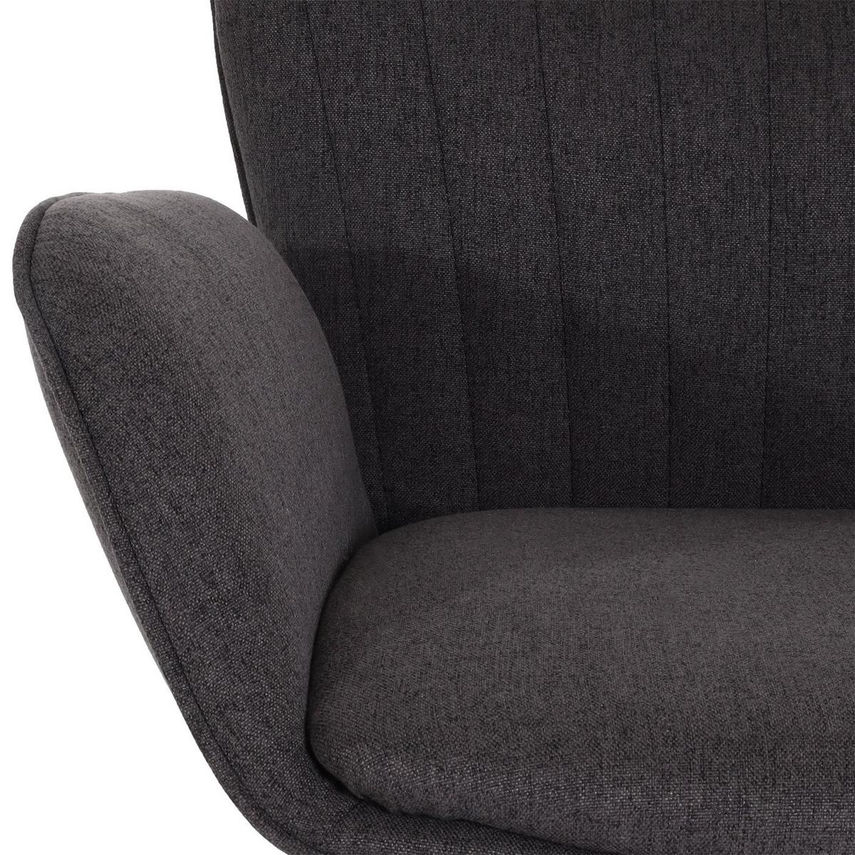 BARHOCKER Grau - Grau, Textil (50/110/45cm) - MCW