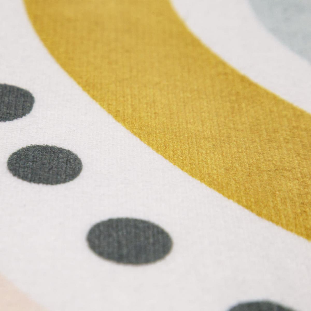 KINDERTEPPICH Waschbar, mit Regenbogen-Motiv, Creme, 155 x 230 cm - Creme, Textil (230/155cm) - KADIMA DESIGN