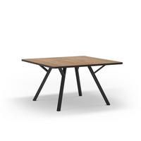 ESSTISCH Beni Braun 136/136/77 cm - Braun, Keramik (136/136/77cm) - Calicosy