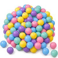 BÄLLEBAD-BÄLLE 2400 Stück, Macaron, 7 cm - Multicolor, Kunststoff (7/7/7cm) - Littletom
