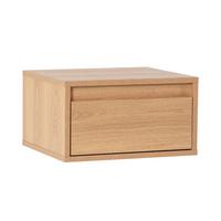 SCHWEBENDER NACHTTISCH Tori Eichenfarbe - Honigeiche, Holzwerkstoff (40/22/35cm) - VS Venta-stock
