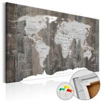 PINNWANDBILDER Braun 120/80 cm - Braun/Grau, Naturmaterialien/Textil (120/80cm) - KUNSTLOFT