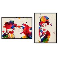 POSTER Set Mit 2 Aquarell Städte A3 Rahmenlos - Klar, Papier (29.7/5/42cm) - Nacnic