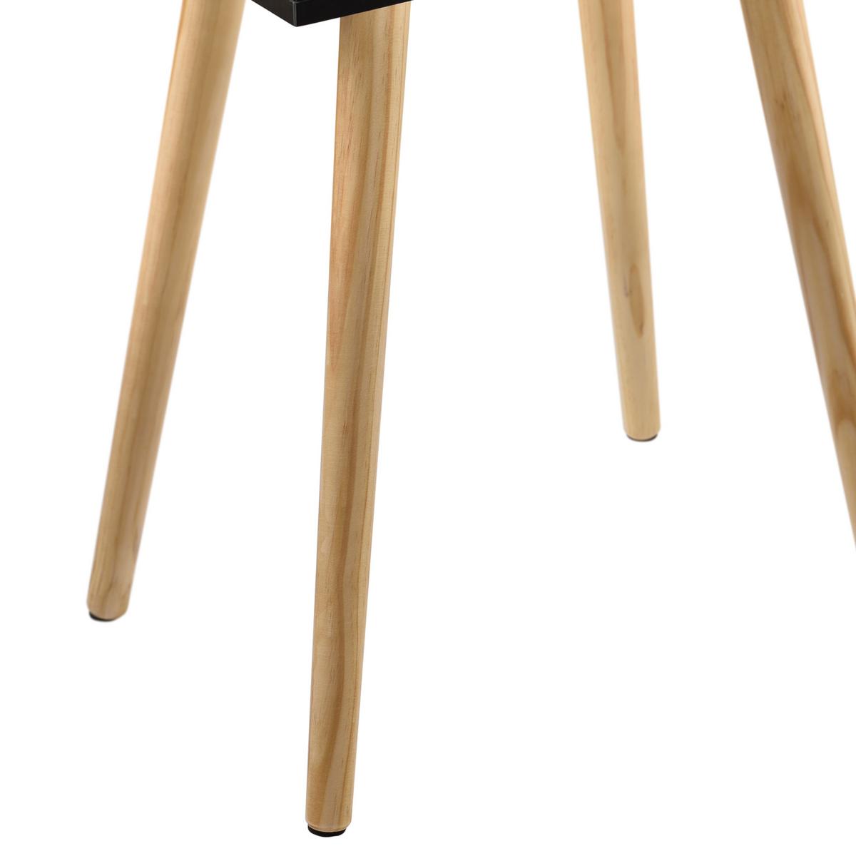 NACHTTISCH Sörby - Schwarz, Holzwerkstoff (40/60/30cm) - [en.casa]
